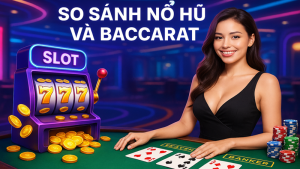 So sánh nổ hũ và baccarat